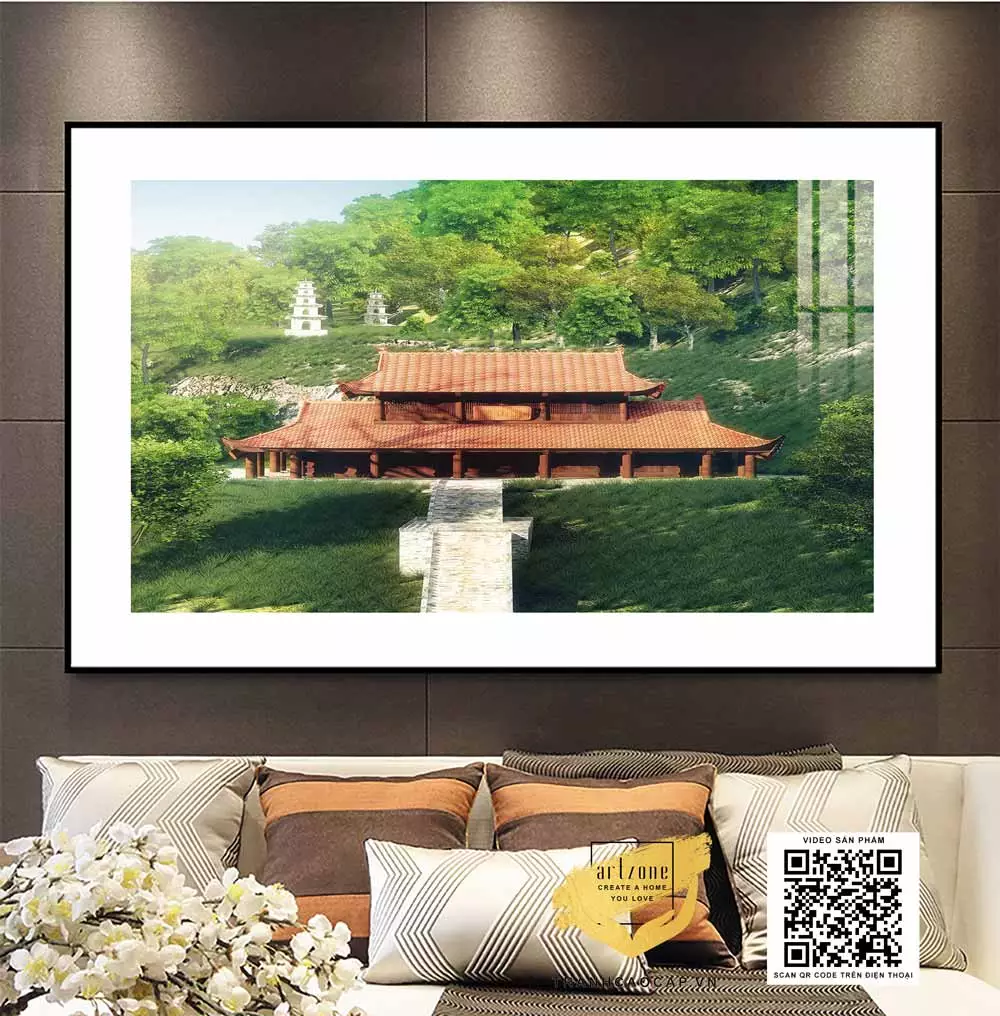 Không gian sống đậm chất Việt với tranh Hà Nội xưa