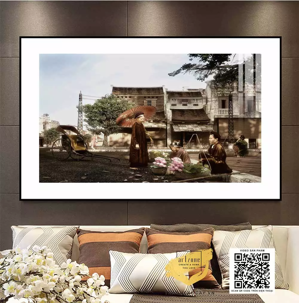 Chọn kích thước tranh phù hợp với không gian