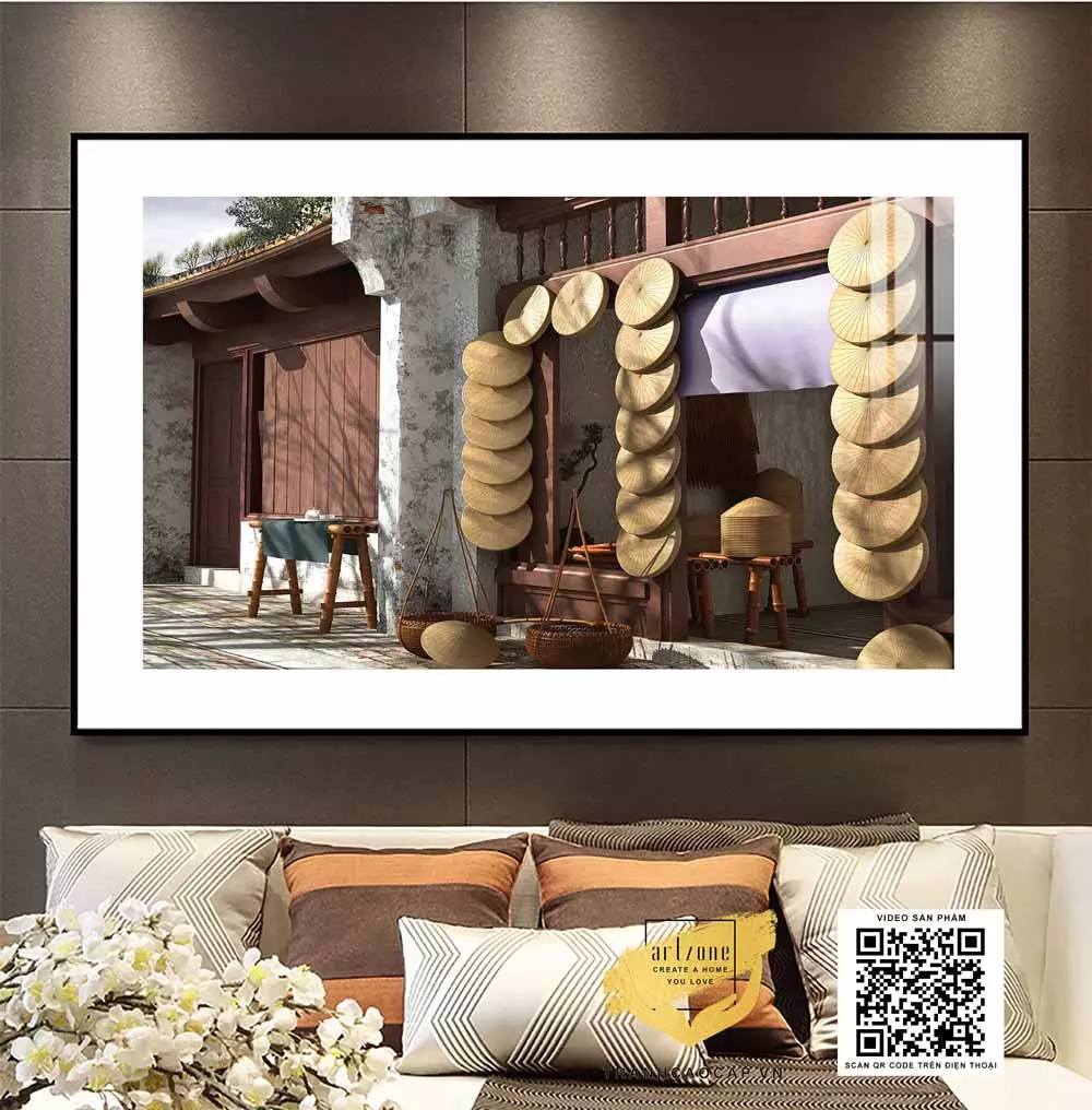 Tranh Phong cảnh Hà Nội xưa - Món quà ý nghĩa cho không gian sống