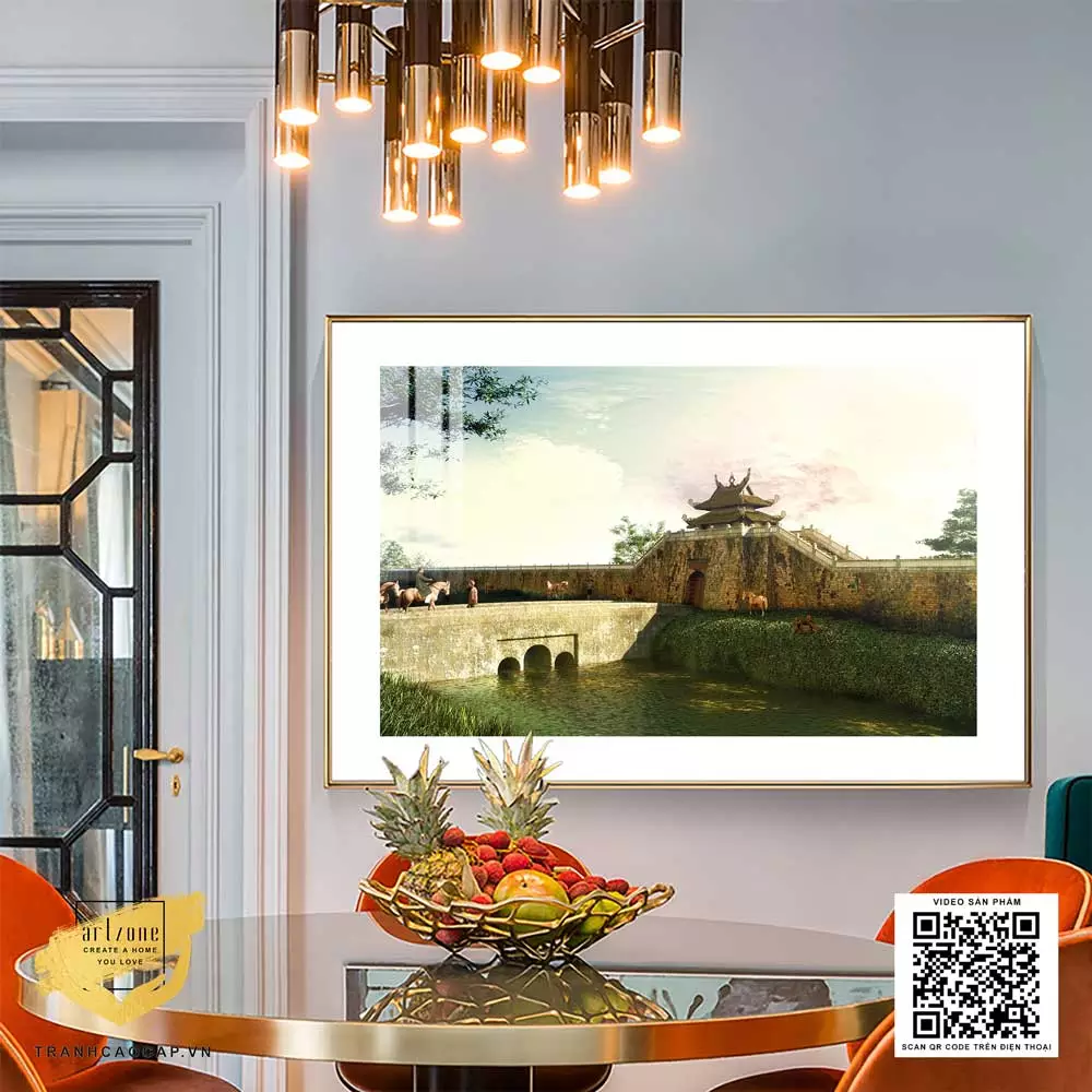 Tranh Phong Cảnh Hà Nội Xưa Mica AZ1-0964
