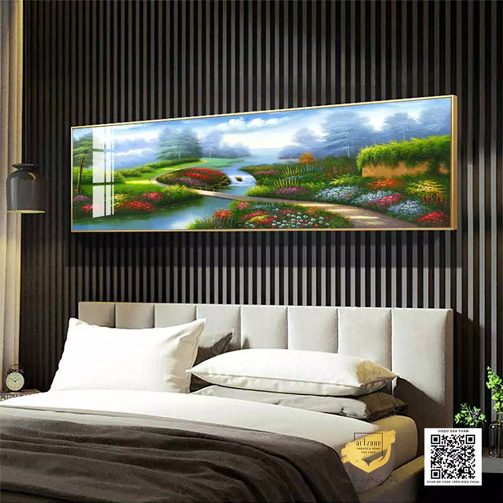 Ánh sáng làm nổi bật vẻ đẹp của tranh