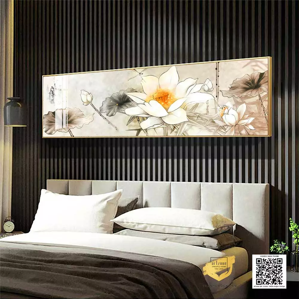 Xem thêm các mẫu tranh hoa sen trắng tại Tranh Cao Cấp