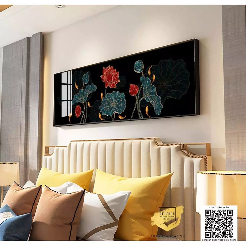 Chọn tranh có nội dung phù hợp với không gian phòng ngủ