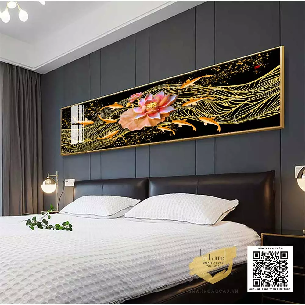 Ánh sáng giúp tôn lên vẻ đẹp của bức tranh