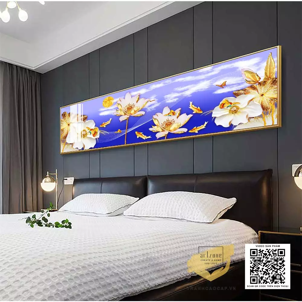 Tranh cá chép - biểu tượng của sự thành công và may mắn