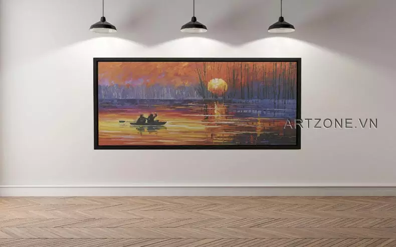 Tranh mica AZ1-0075-MICA mang đến không gian phòng ngủ lãng mạn