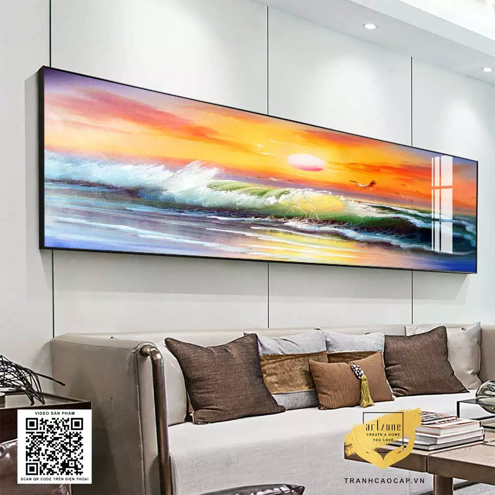 Bức tranh hoàng hôn - Lựa chọn hoàn hảo cho phòng ngủ Bức tranh hoàng hôn - Lựa chọn hoàn hảo cho phòng ngủ