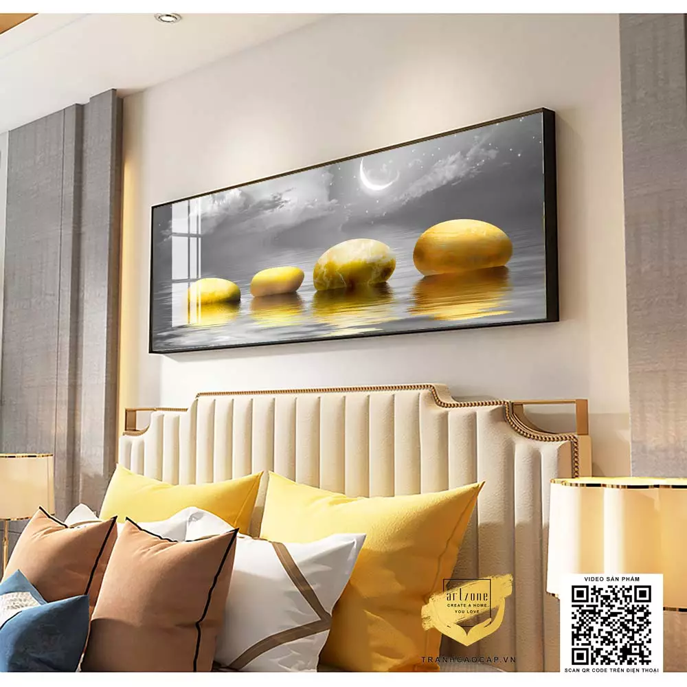 Tranh Mica Phong Cảnh Hòn Đá Cô Đơn - Sự lựa chọn hoàn hảo cho phòng ngủ
