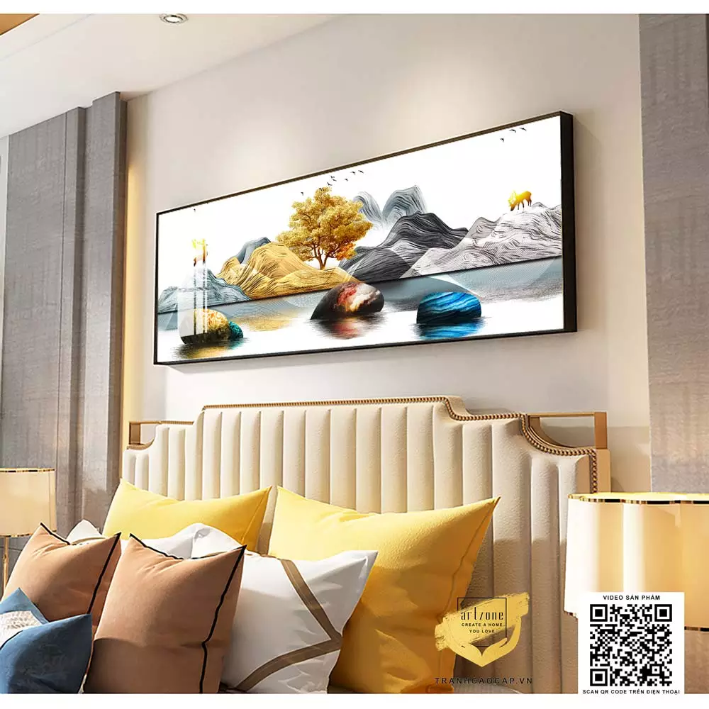Tranh treo phòng ngủ Mica AZ1-0699 Series chất lượng cao