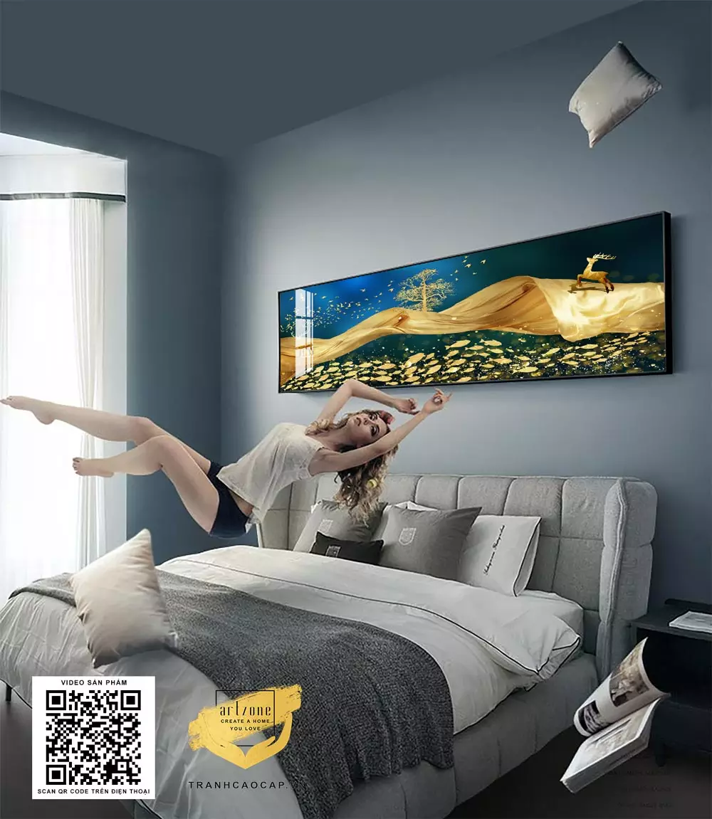 Tránh những sai lầm khi chọn tranh cho phòng ngủ Lỗi thường gặp trong trang trí tranh treo tường