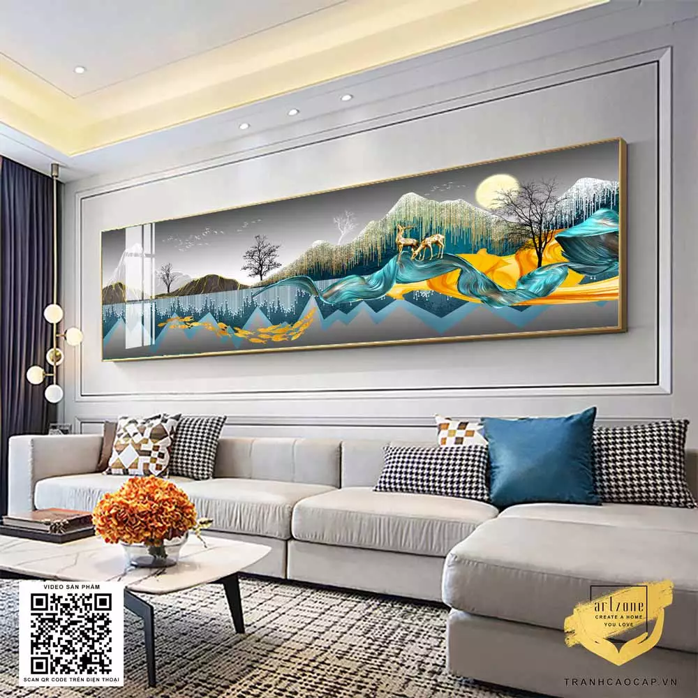 Kích thước tranh tham khảo Các kích thước tranh tham khảo cho phòng ngủ