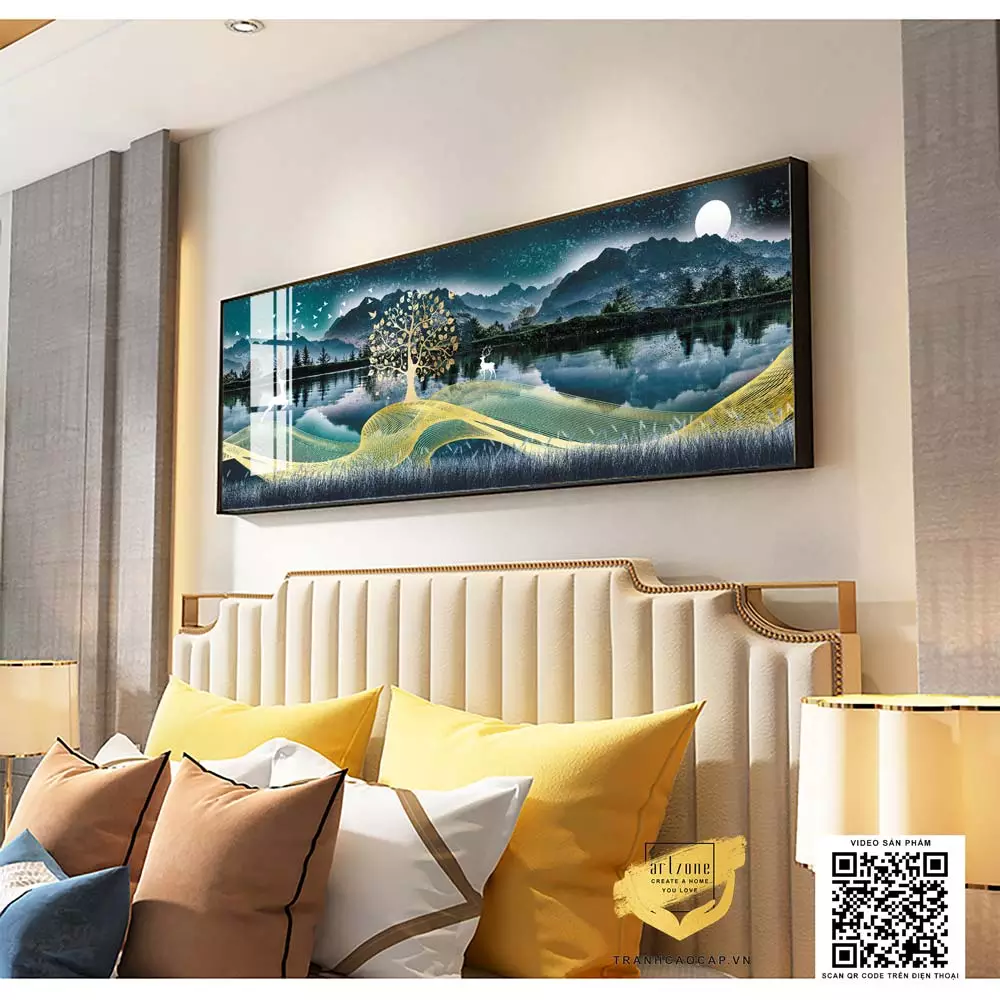Lỗi thường gặp khi treo tranh phòng ngủ