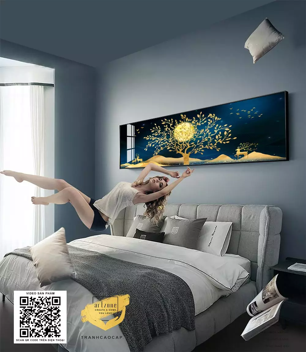 Lợi ích của tranh phong cảnh trong phòng ngủ