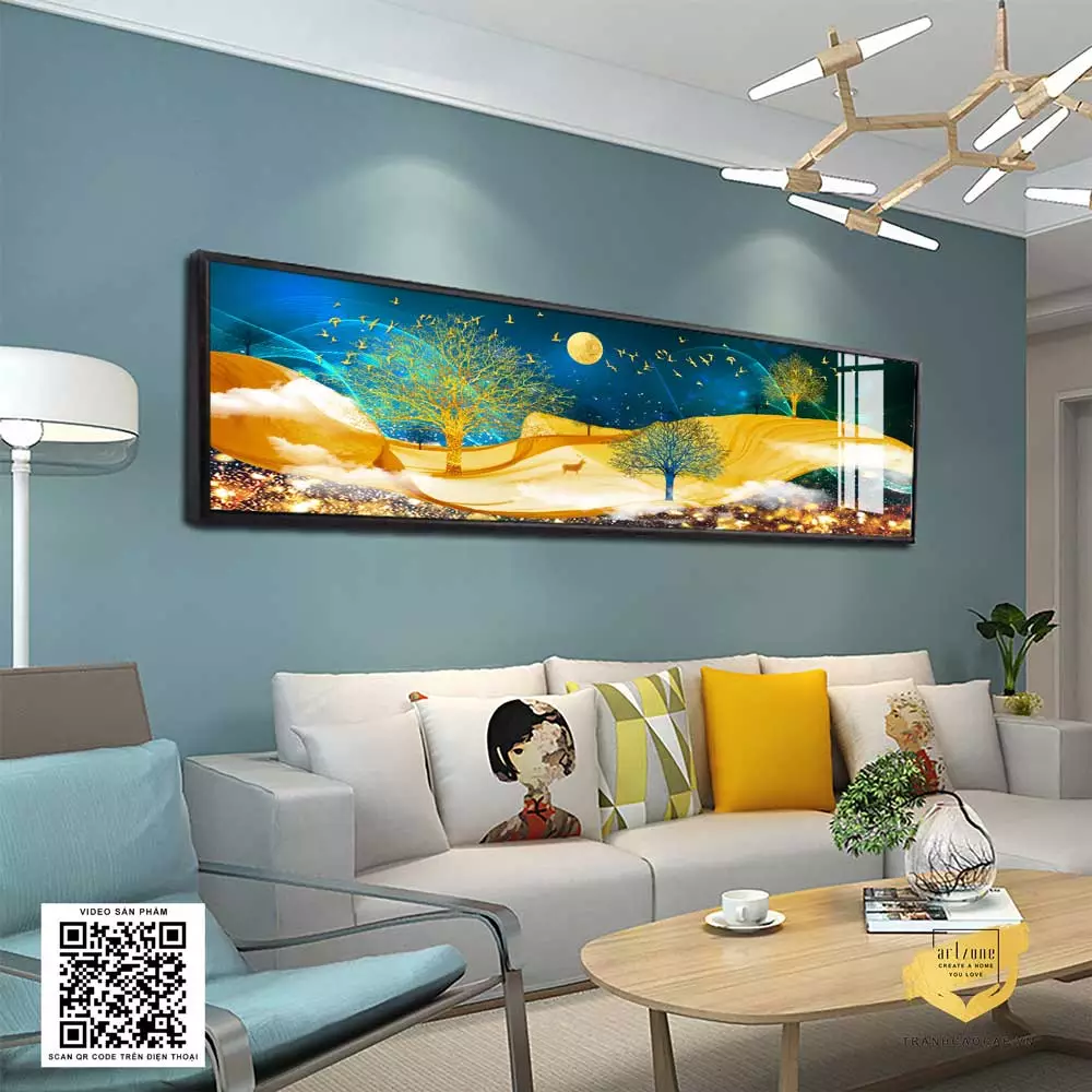 Tranh treo phòng ngủ AZ1-0694-MICA - Sự lựa chọn hoàn hảo