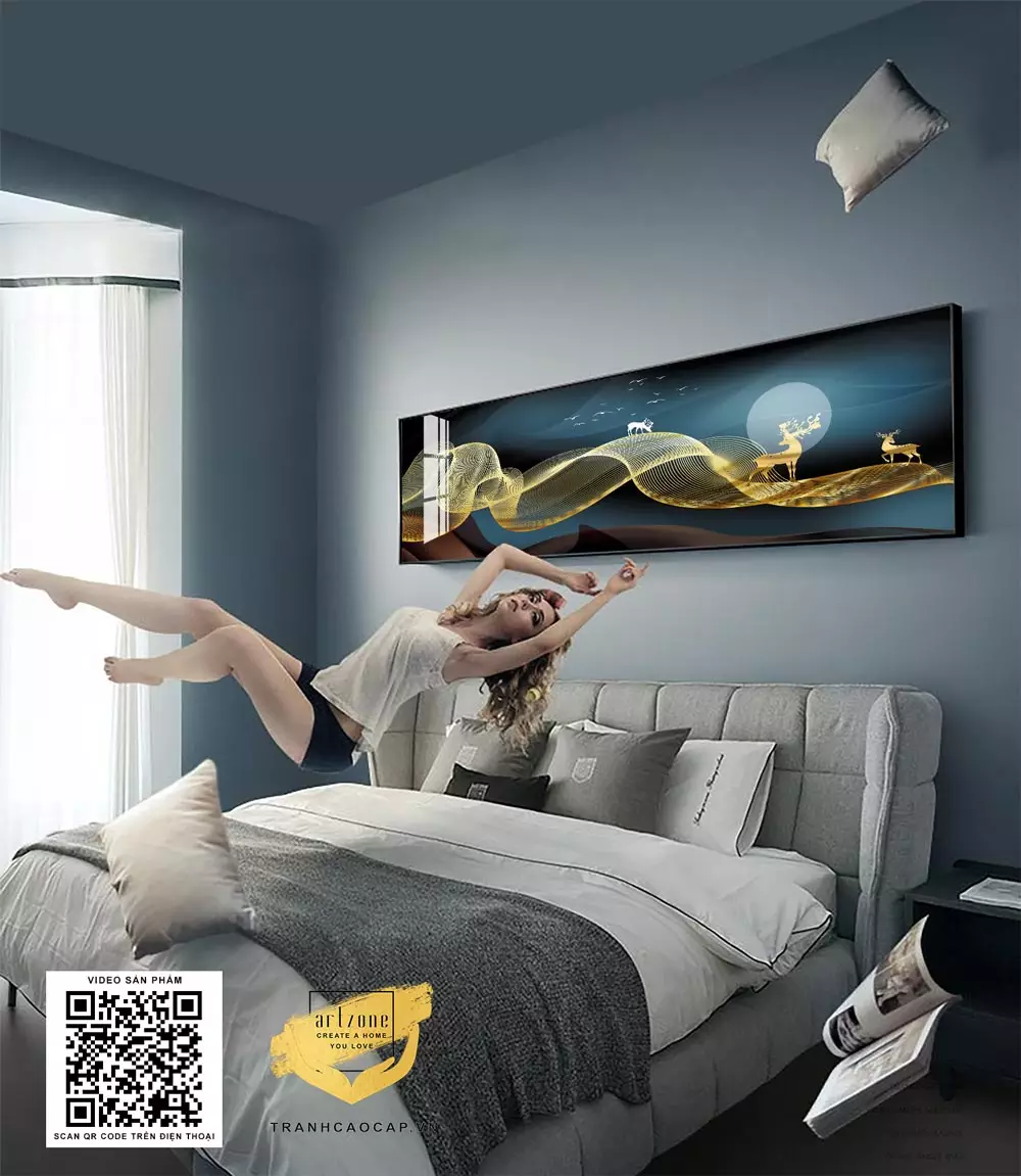 Mẫu tranh Mica treo phòng ngủ AZ1-0725 Series