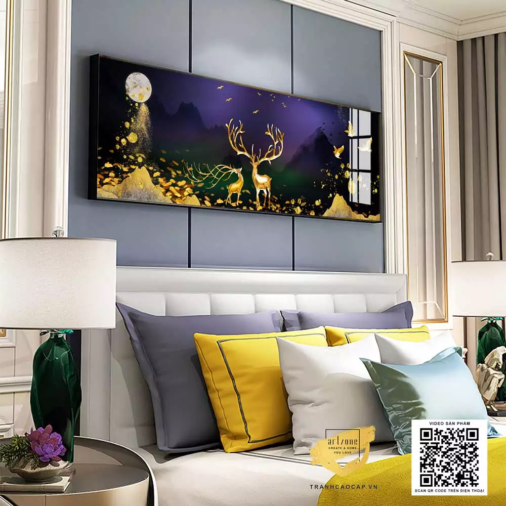 Ưu điểm của tranh Mica treo phòng ngủ