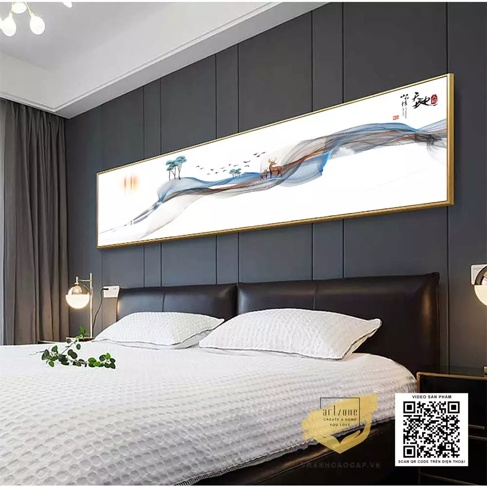 Chất liệu Mica cao cấp của tranh AZ1-0692