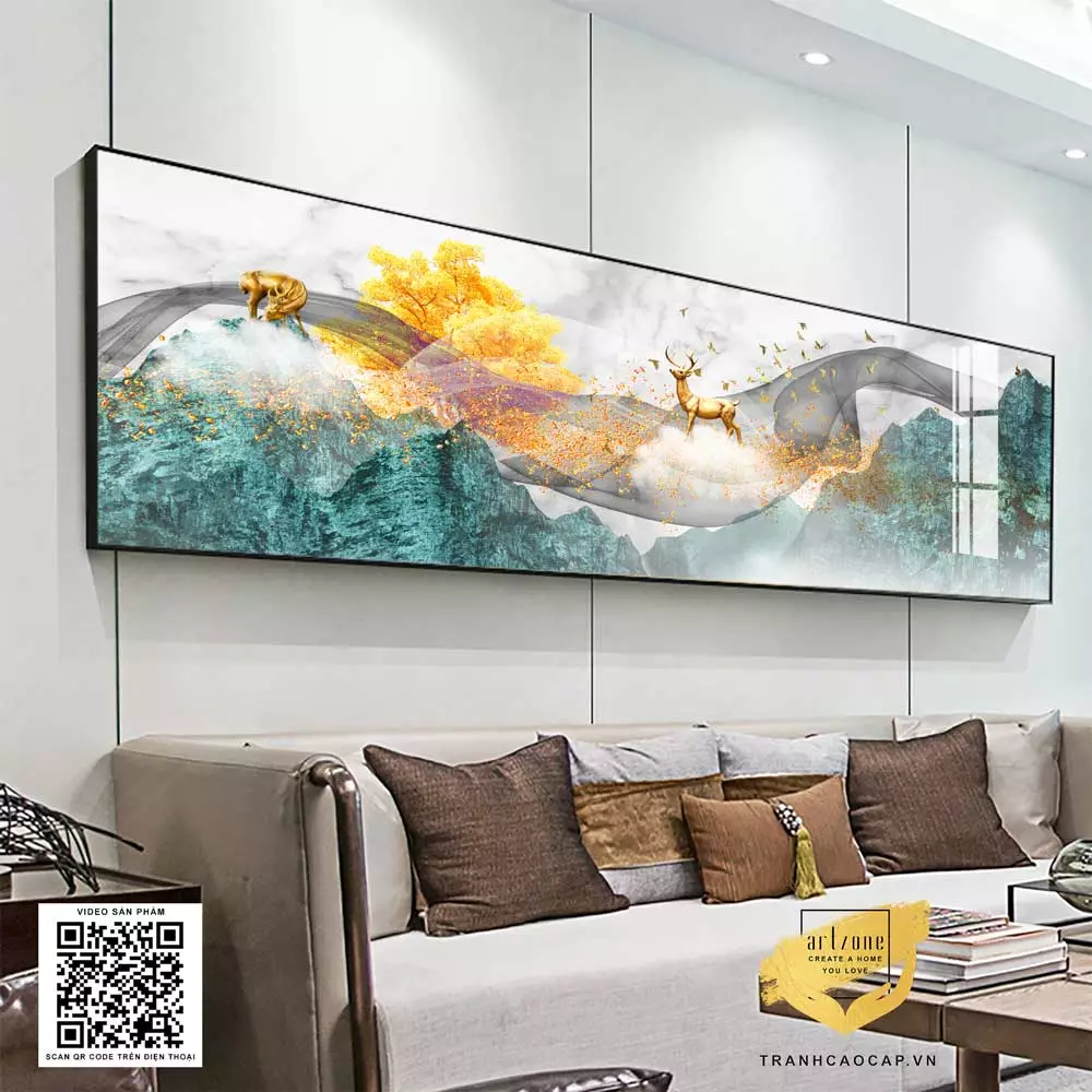 Chất liệu Mica cao cấp tôn vinh vẻ đẹp của tranh