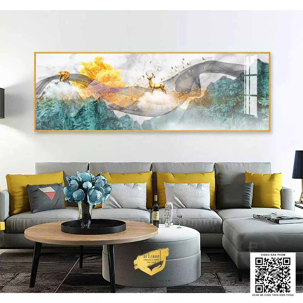 Tận dụng các bức tường trống để treo tranh
