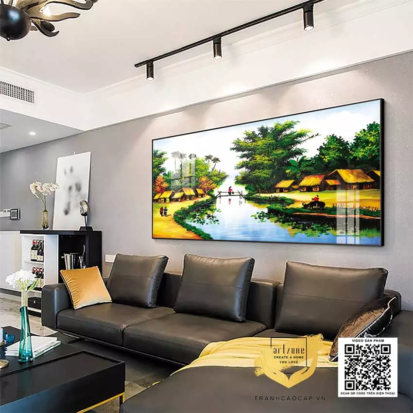 Vị trí treo tranh Treo tranh ở vị trí phù hợp