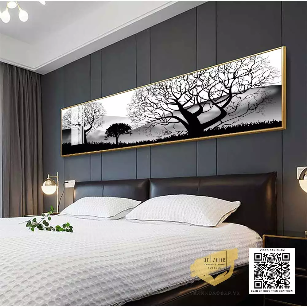 Ánh sáng giúp tôn lên vẻ đẹp của bức tranh