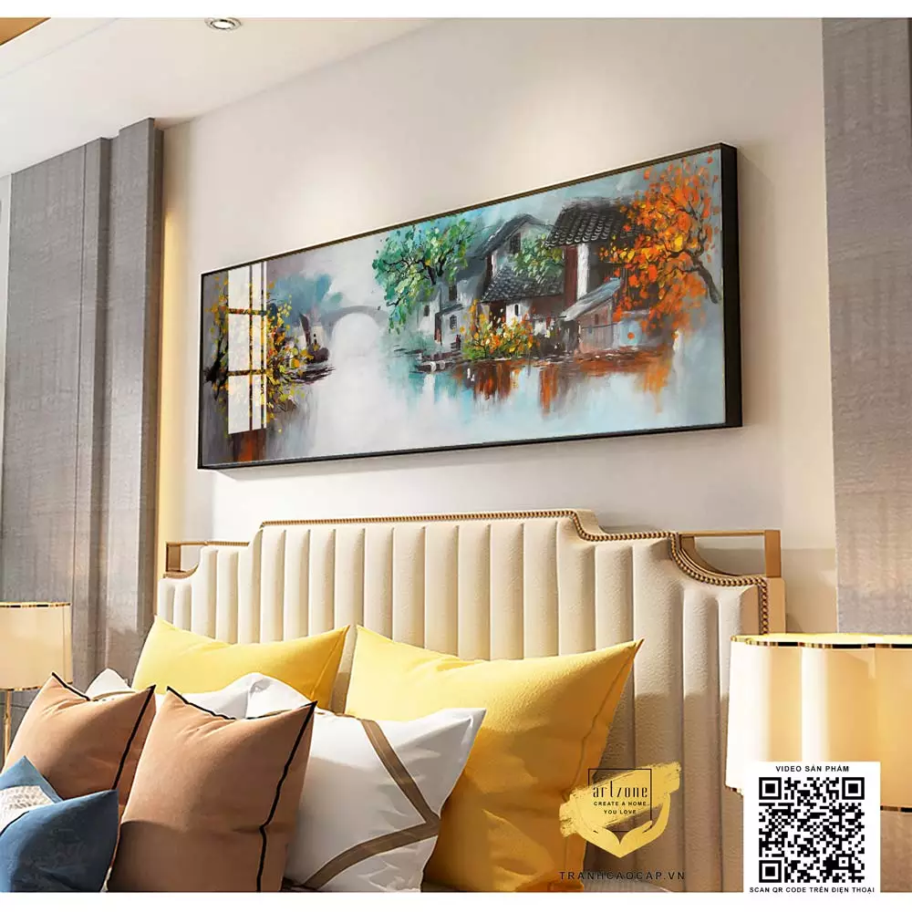 Cách treo tranh đúng tầm mắt