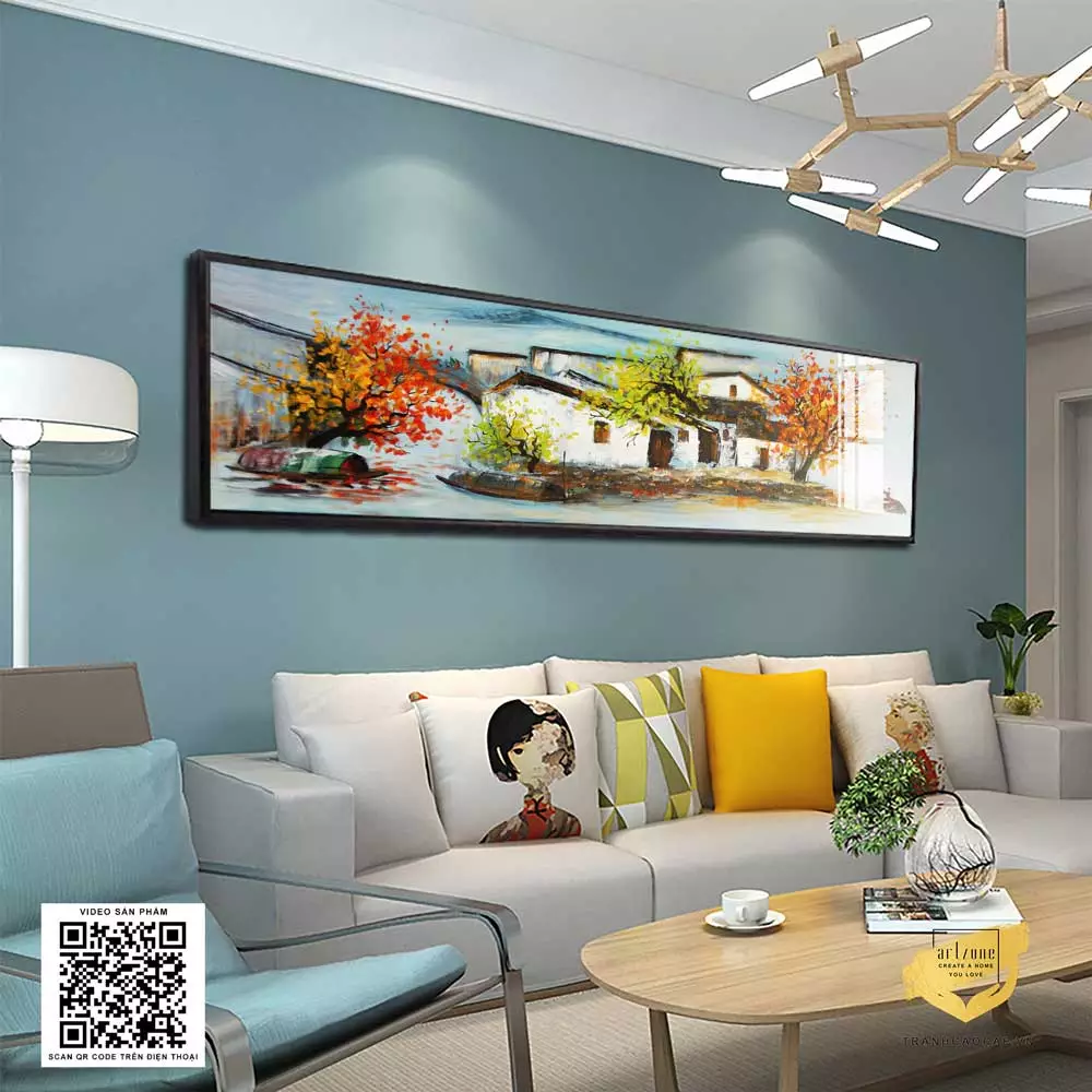 Vẻ đẹp yên bình của dòng sông và cây cầu