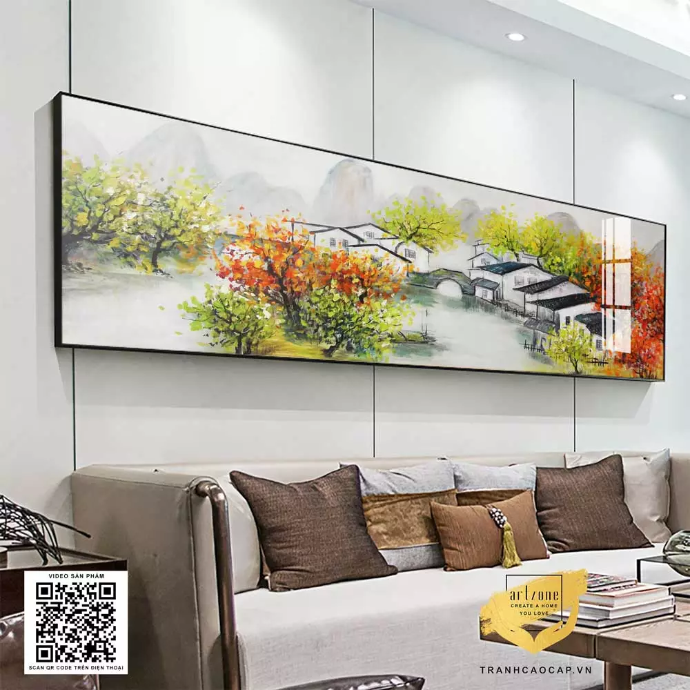 Tranh treo tường phòng ngủ chất liệu Mica