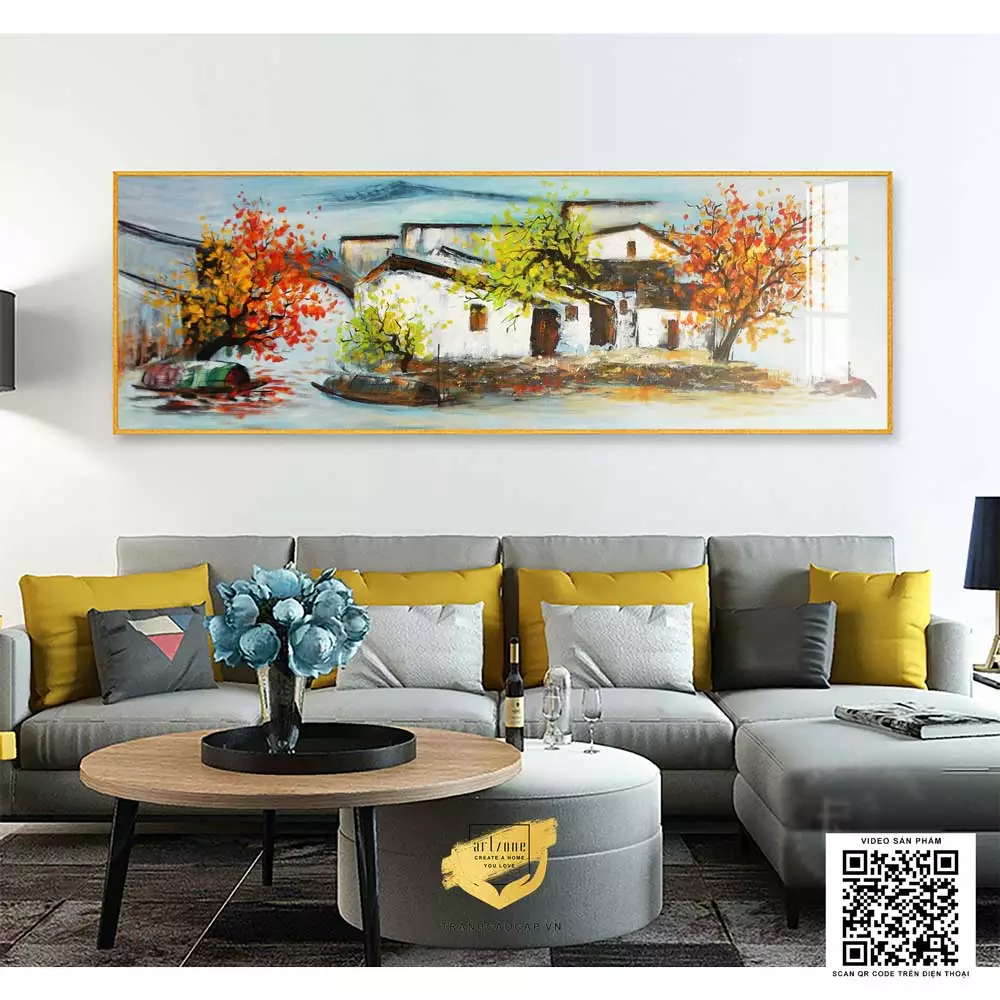 Bức tranh mang đến cảm giác thư thái và bình yên