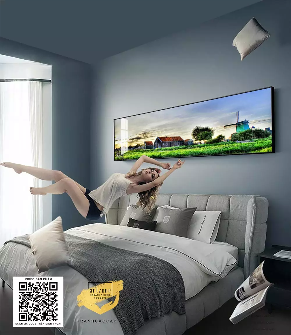 Cách treo tranh ở vị trí hợp lý