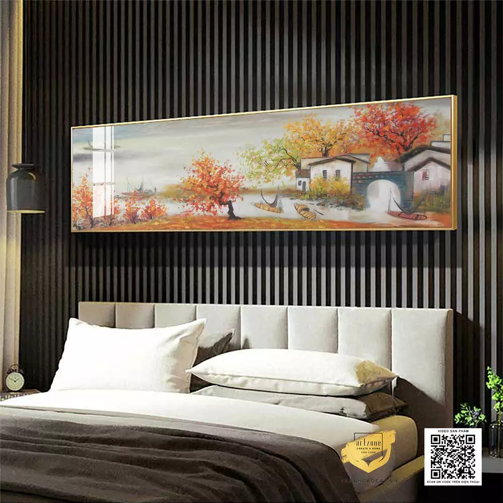 Tranh Mica AZ1-0672 treo trong phòng ngủ