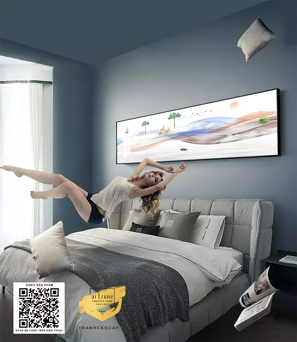 Những lỗi thường gặp khi treo tranh phòng ngủ