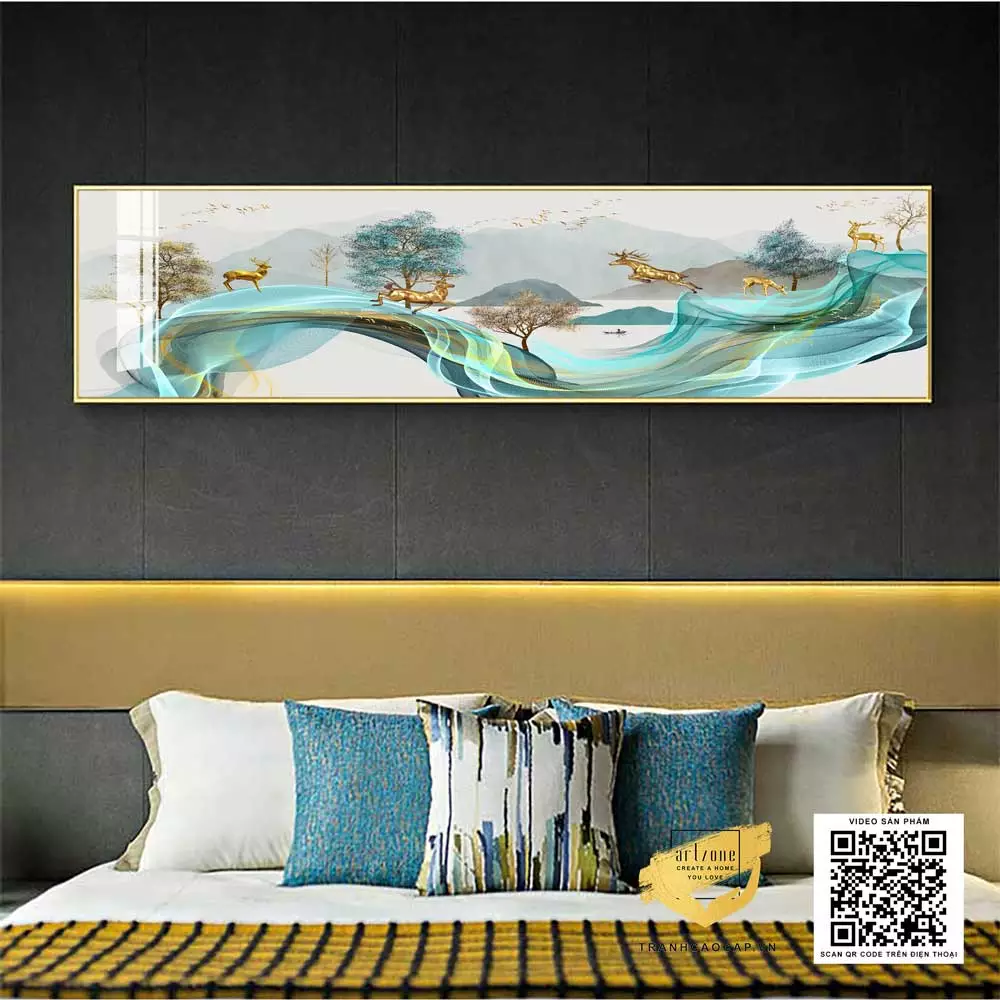 Chất liệu Mica cao cấp cho tranh treo phòng ngủ