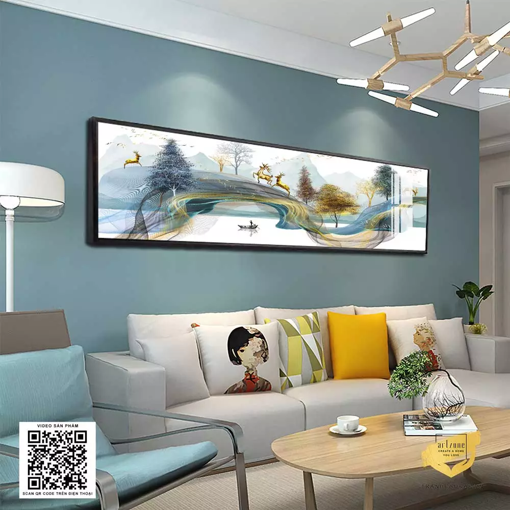 Tranh treo phòng ngủ tạo không gian thư giãn