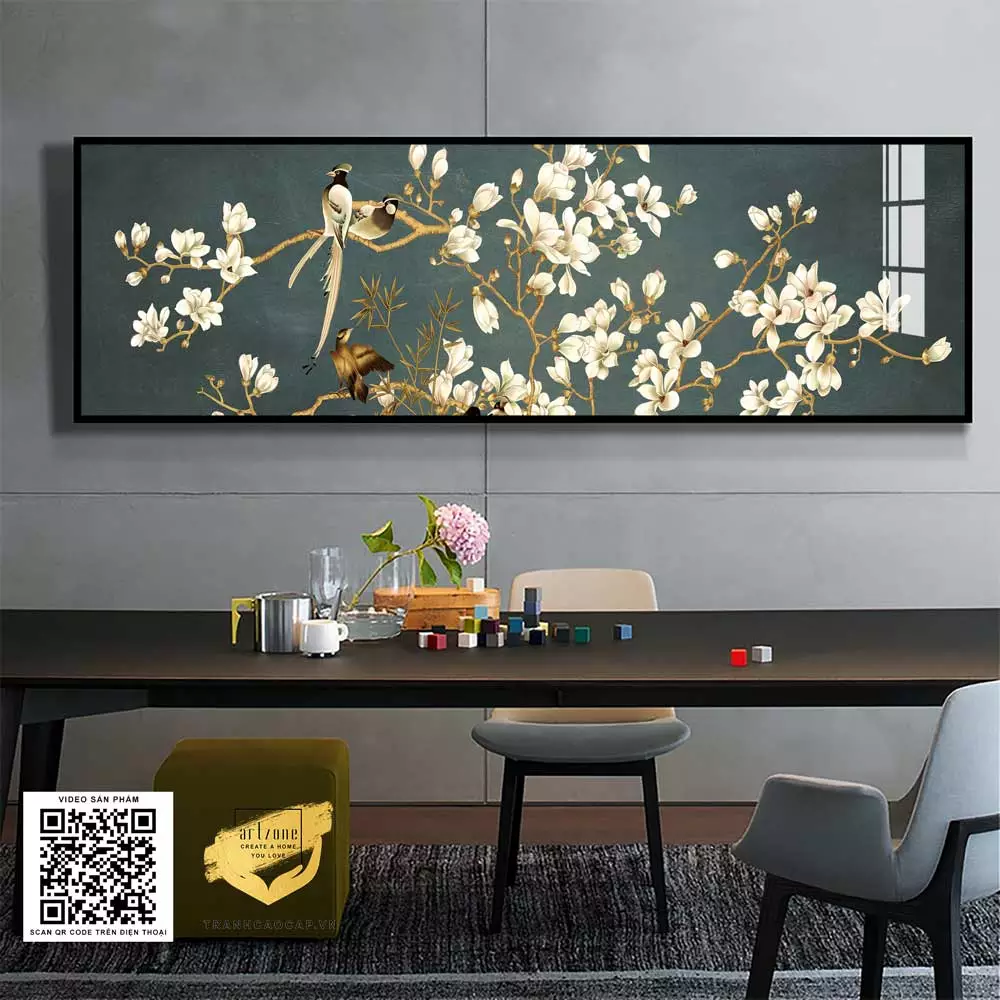 Lưu ý đến số lượng tranh và ánh sáng khi trang trí phòng ngủ