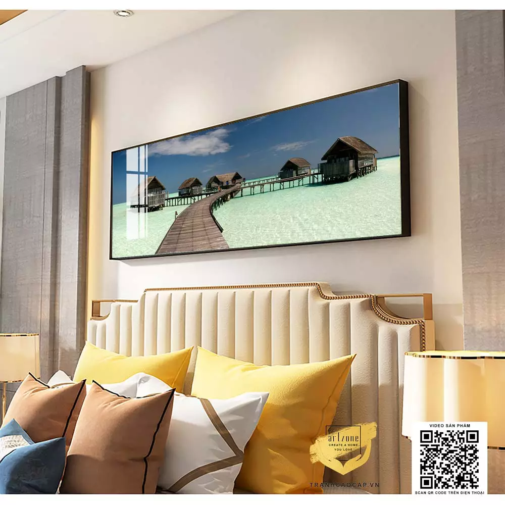 Tranh phong cảnh biển khơi gợi sự kết nối và thư giãn