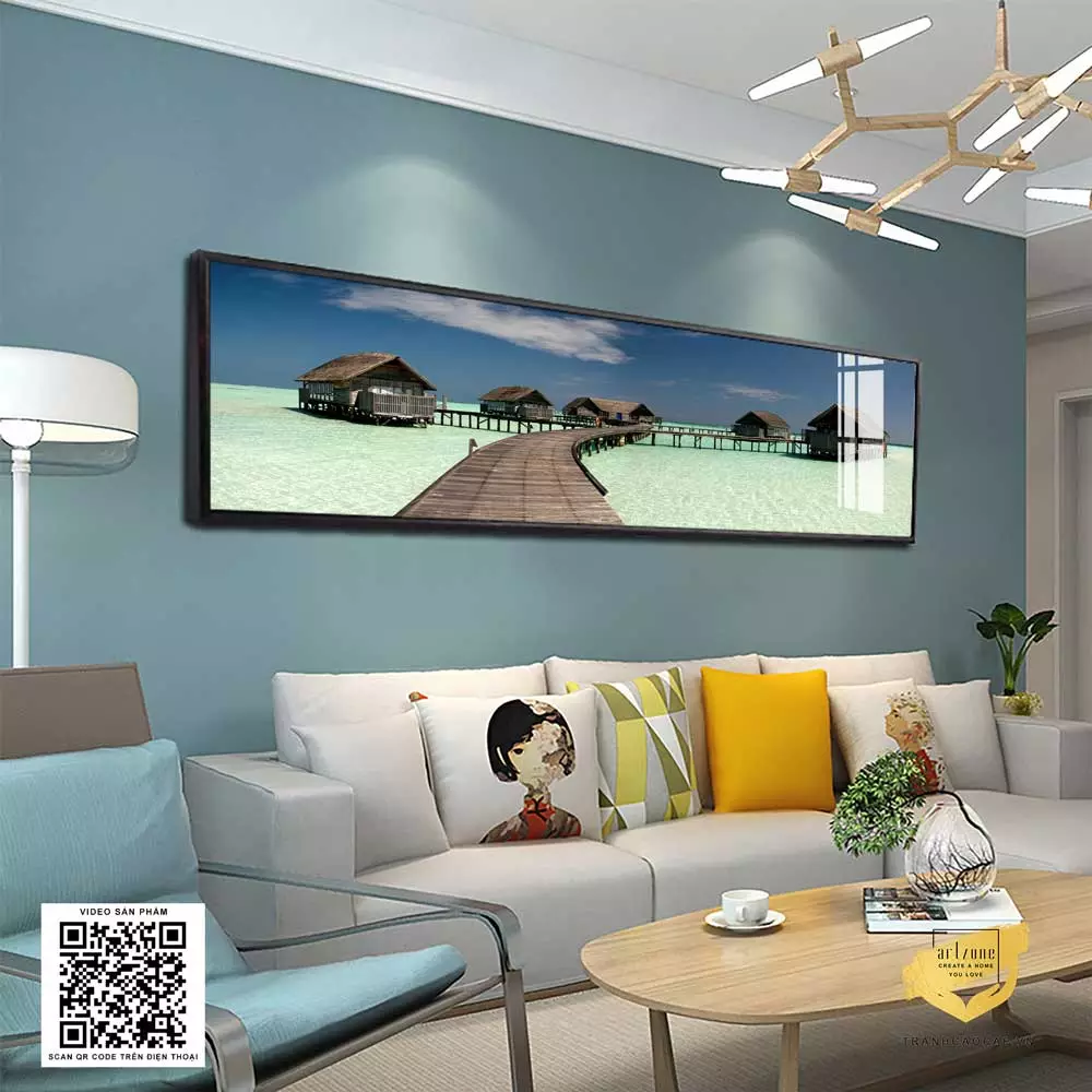 Ánh sáng giúp làm nổi bật vẻ đẹp của bức tranh