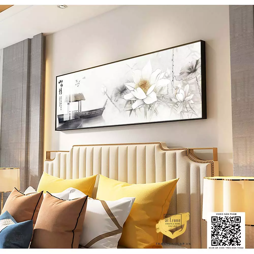 Ý nghĩa của hoa sen trong bức tranh phong cảnh