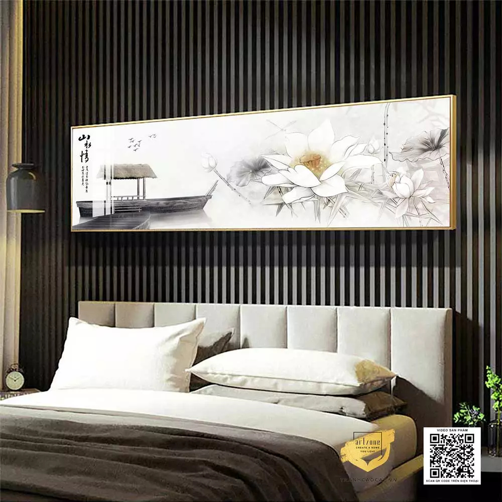 Vị trí treo tranh ngang tầm mắt