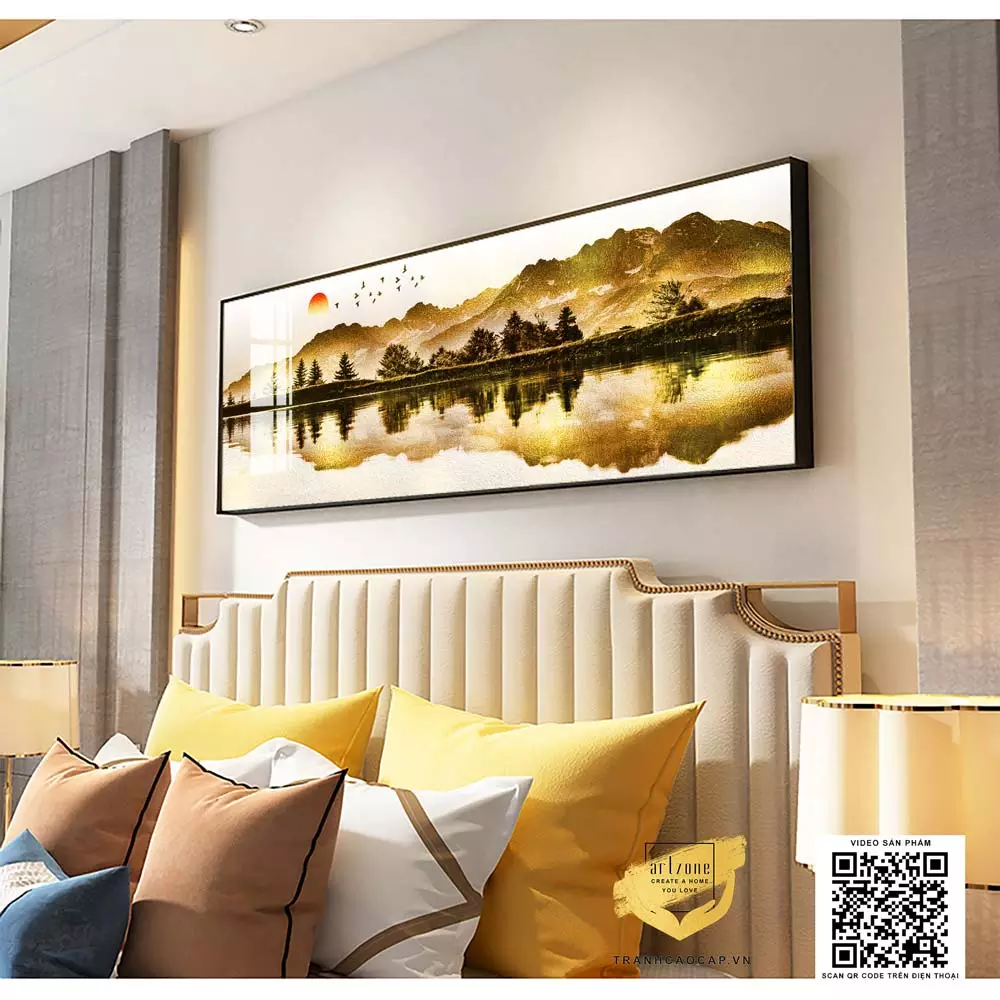 Ưu điểm vượt trội của tranh Mica treo phòng ngủ
