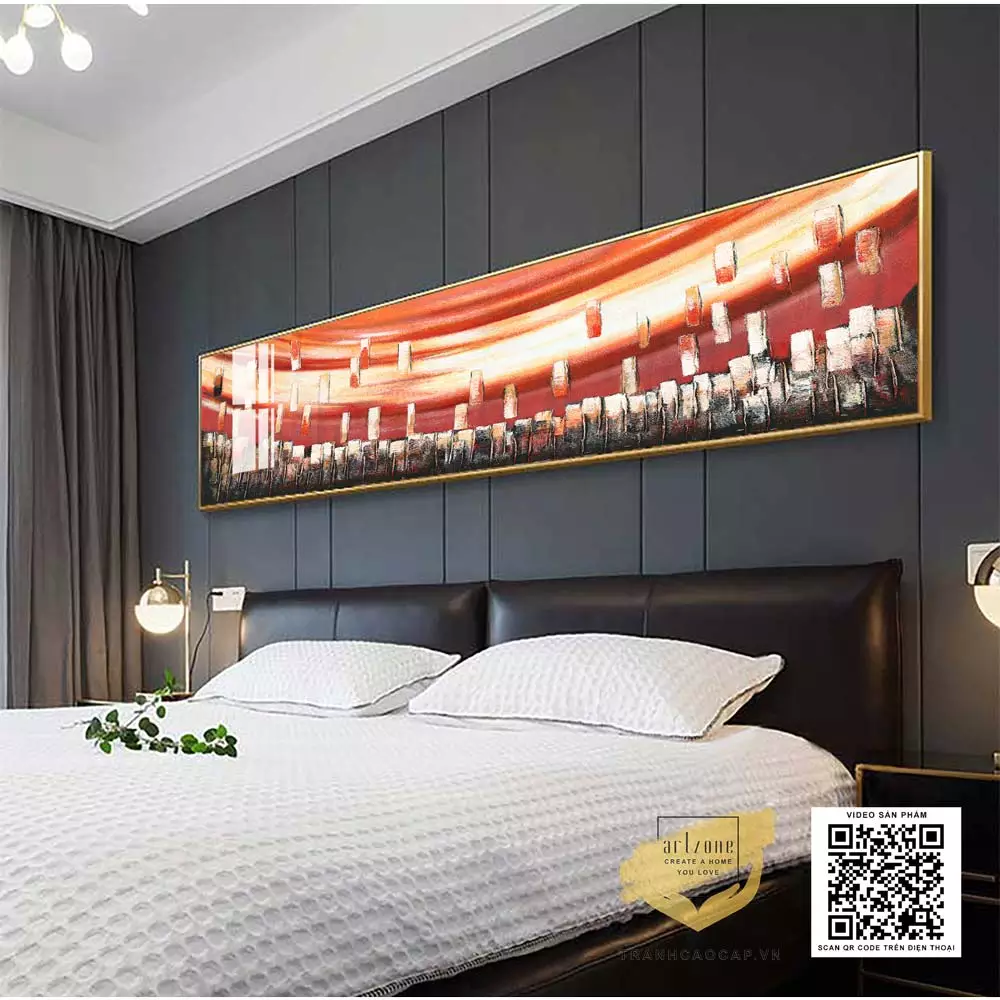 Tranh Mica Phong Cảnh Thả Đèn Long AZ1-0684 Series