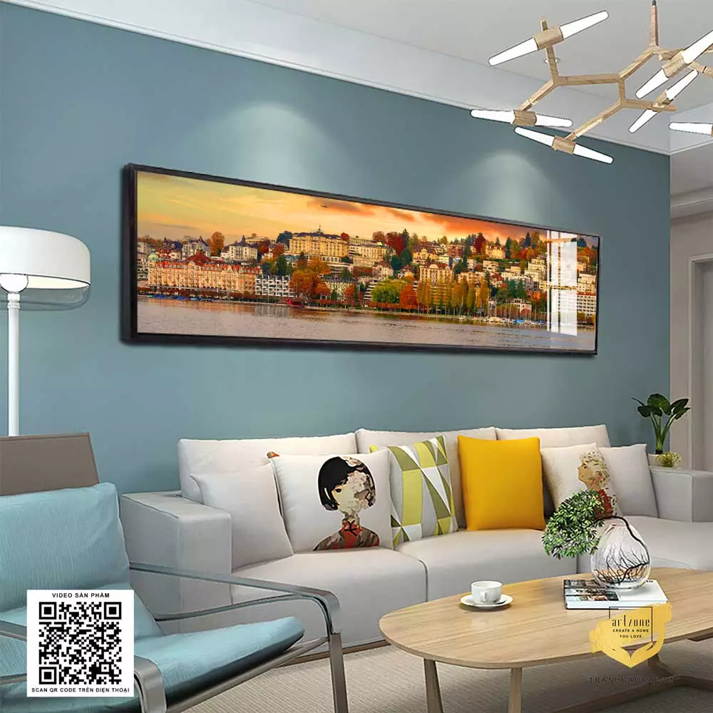 Chọn kích thước tranh phù hợp với không gian phòng ngủ