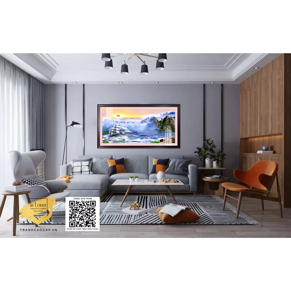 Ưu điểm của tranh Thuận Buồm Mica AZ1-1185