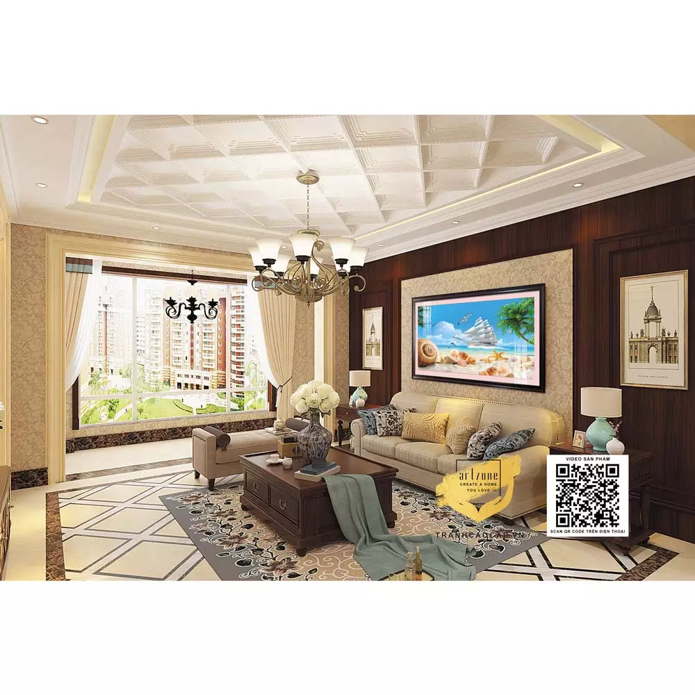 Tranh Thuận Buồm Mica - Quà tặng ý nghĩa