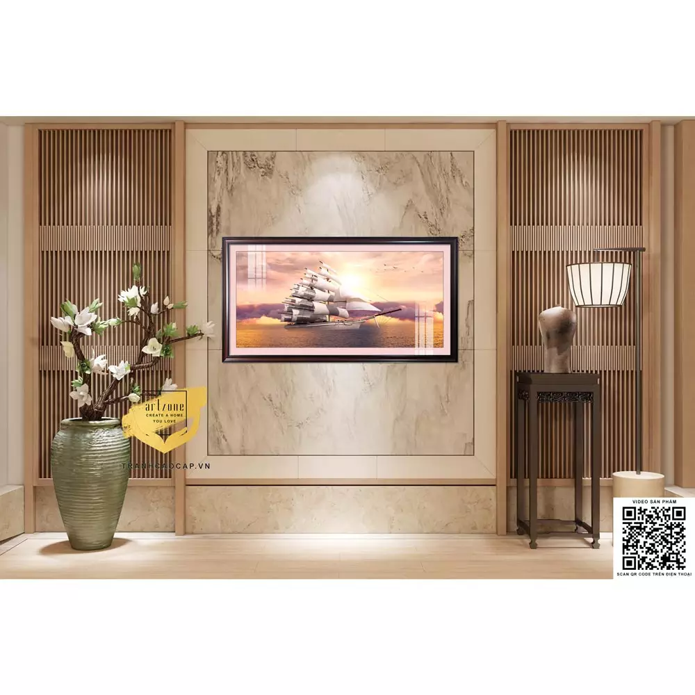 Lựa chọn kích thước tranh phù hợp với không gian