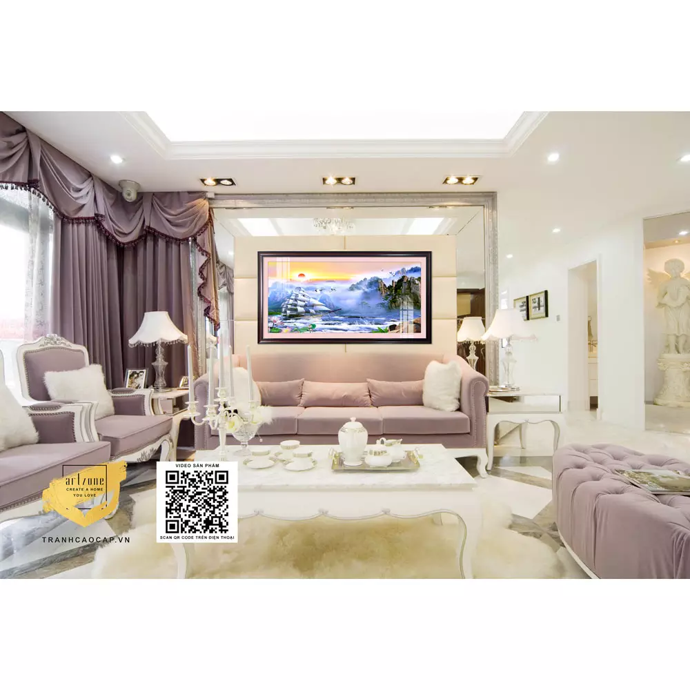 Chọn tranh phù hợp với phong cách nội thất