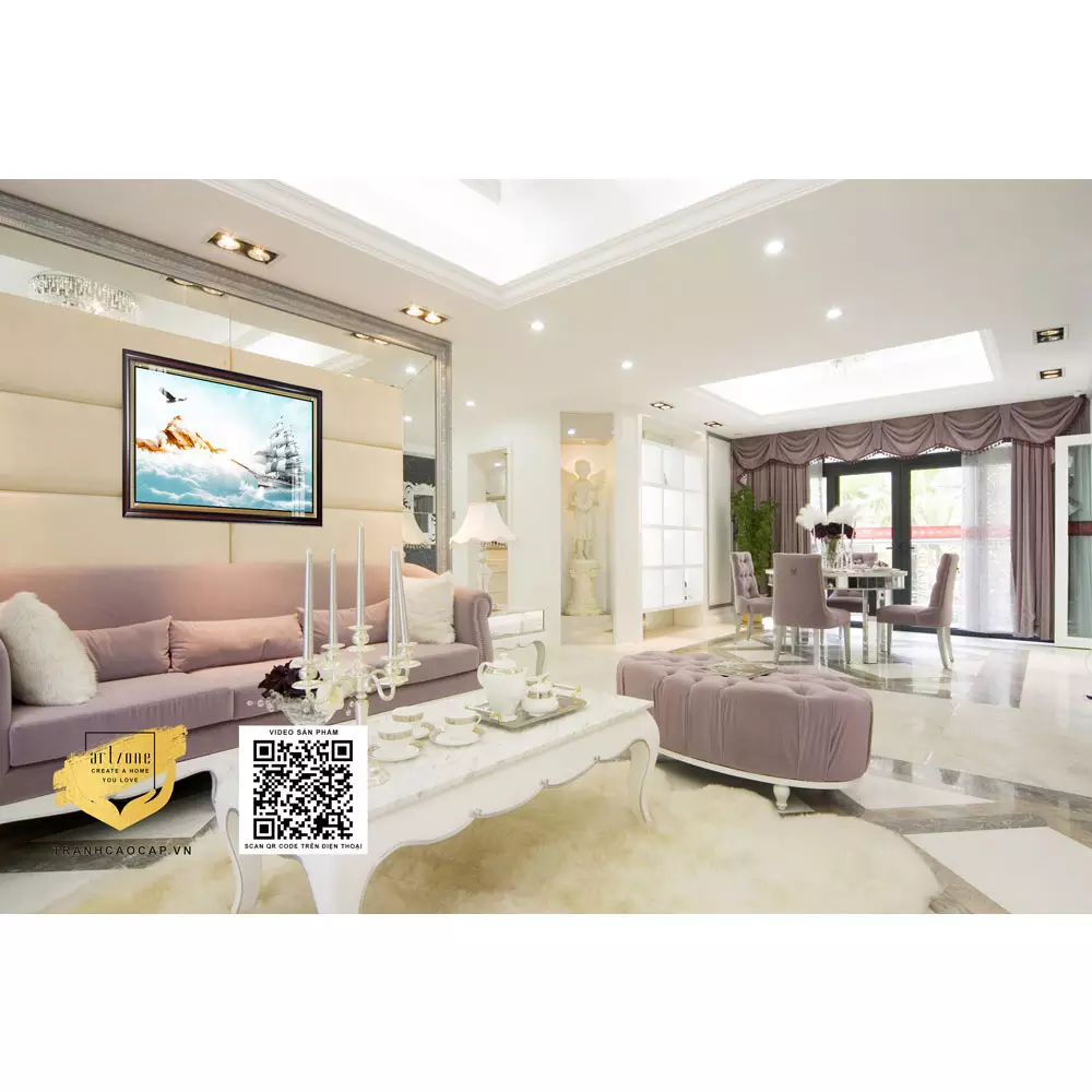 Yếu tố phong thủy trong trang trí tranh Yếu tố phong thủy trong trang trí tranh