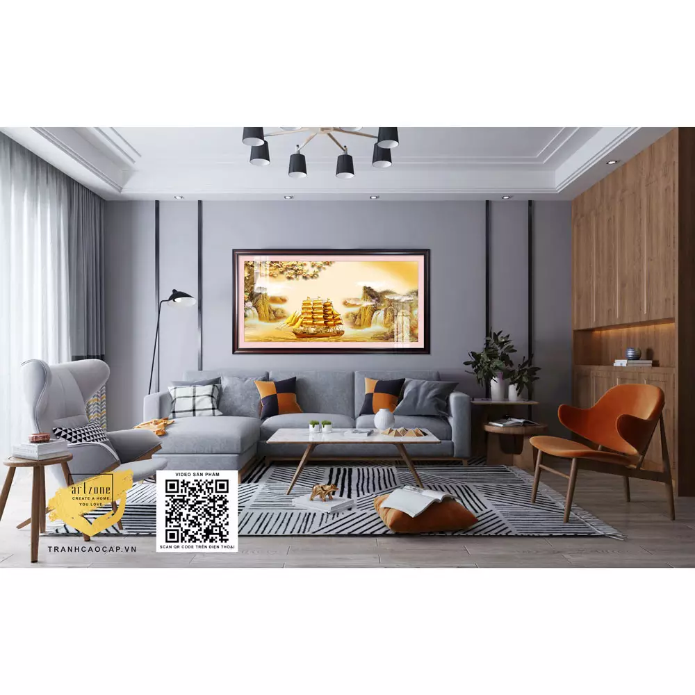 Lỗi chọn kích thước tranh không phù hợp