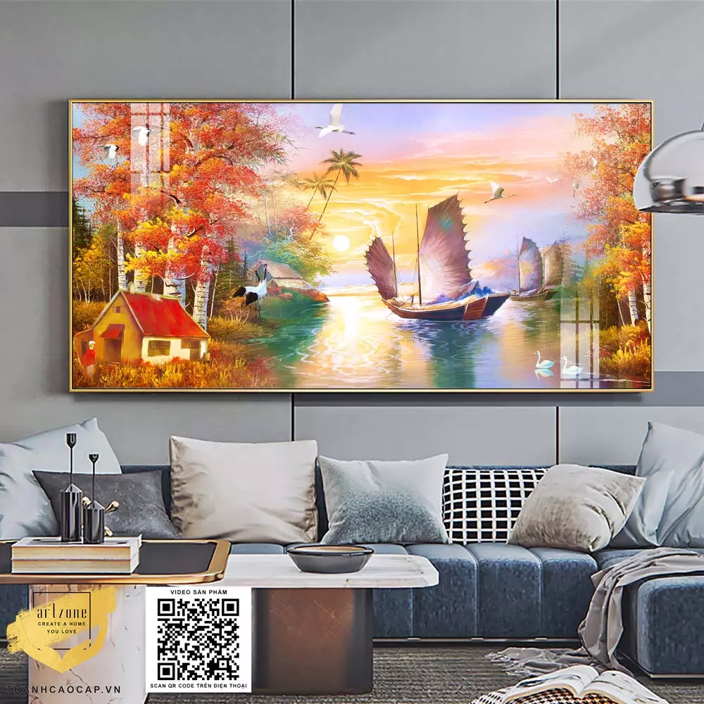 Tầm quan trọng của ánh sáng trong trang trí tranh treo tường
