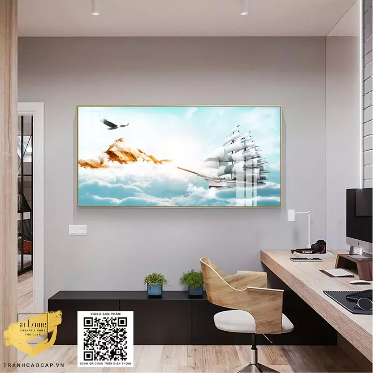 Ánh sáng giúp tôn lên vẻ đẹp của bức tranh Ánh sáng giúp tôn lên vẻ đẹp của bức tranh